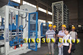 client visited block making machine factory